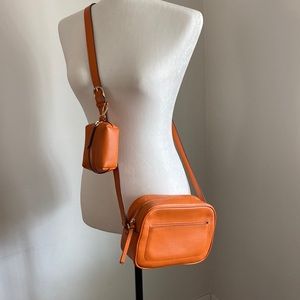 Nordstrom Leather Crossbody Camera Bag